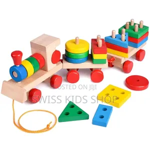Wooden Shape Train