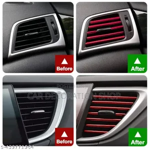 10pcs Air Vent Grille Switch Trim Stickers