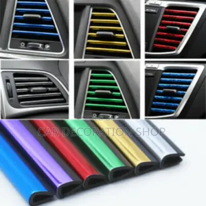 10pcs Different Colors Car Aircon Decoration Stickers