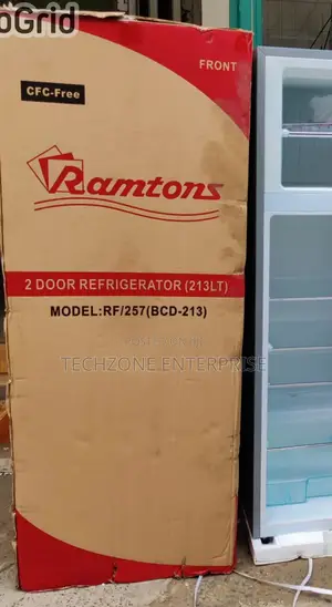 Ramtons (Rf/130) 213l 2 Door Direct Cool Fridge+ Dispenser