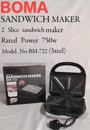 'boma Sandwich Toaster Bm 722 [ 2 Slice - Steel