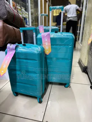 Green Medium(17kgs) and 10kgs Small Suitcase Set