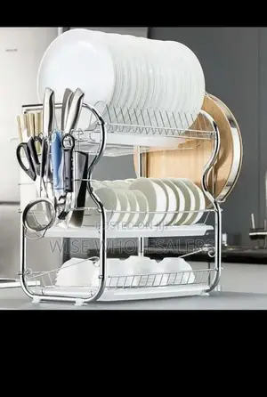 Dish Rack 3 Layer Stainless