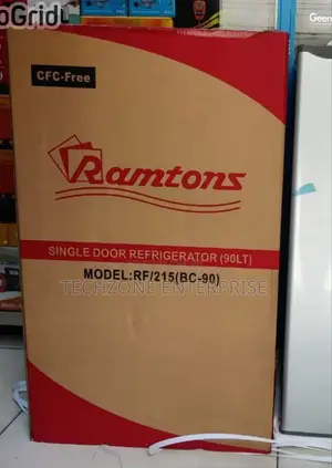 Ramtons Rf/215 90 Liters Single Door Fridge - Silver 