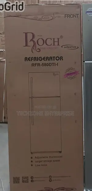 Roch (Rfr-580-Dt-I) 465l No Frost Double Door Fridge 
