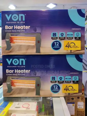*Von Bar Heater Available