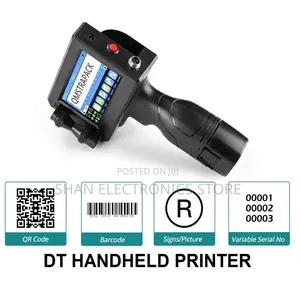 Qr Barcode Batch Date Number Logo Inkjet Printer Gun