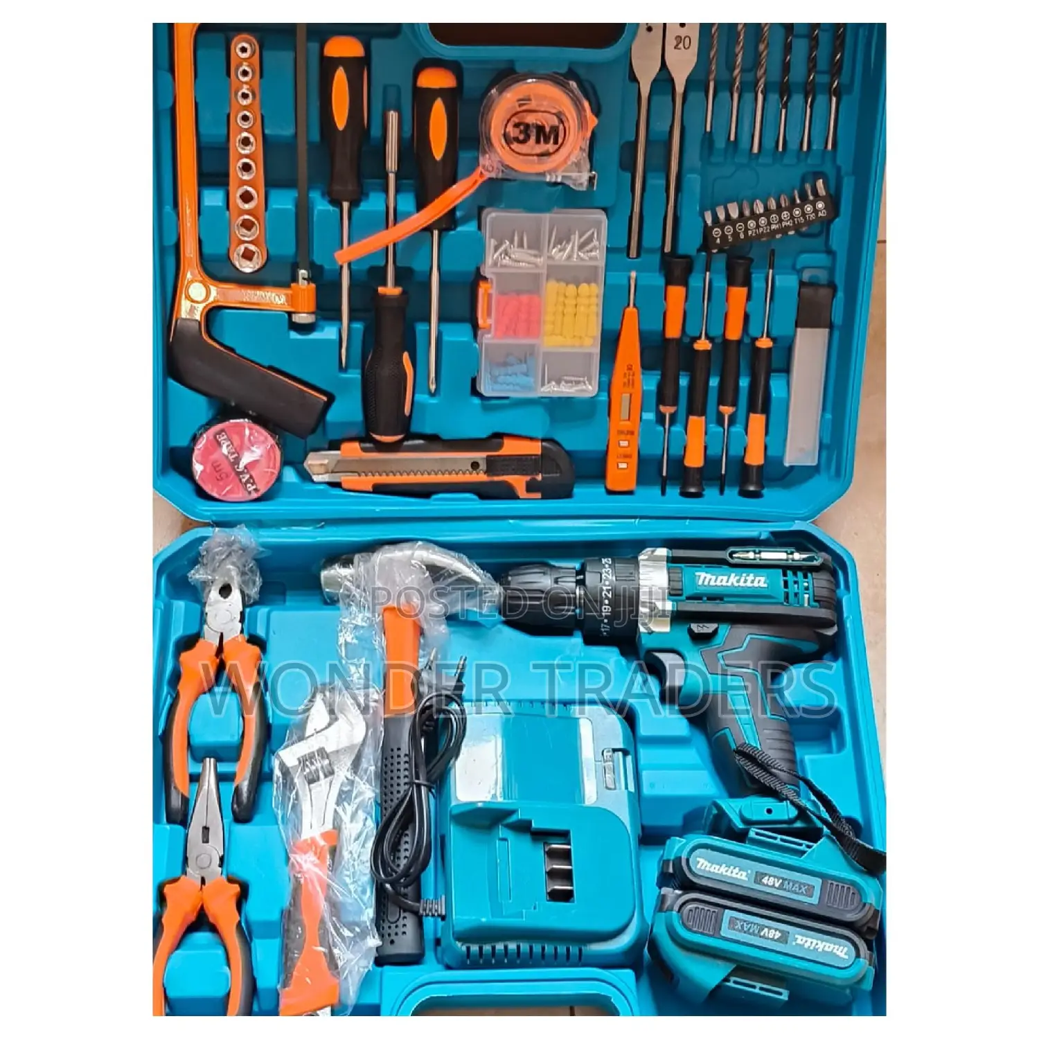 Makita 48v Cordless Toolkit
108pcs Set