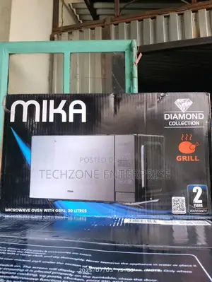 Silver Mika Digital Microwave Oven Grill 20ltr With Grill
