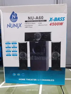 Nunix Nu-A60 3.1ch Mini Home Theater System With Remote