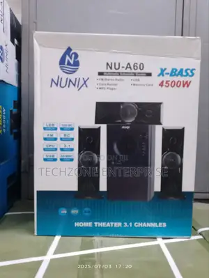 Nunix Nu-A60 3.1ch Mini Home Theater System Multiple Inputs,
