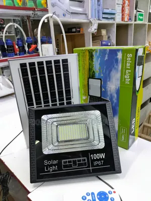 Led Security Solar Flood Light 100w 💯 Led Sensor Remote