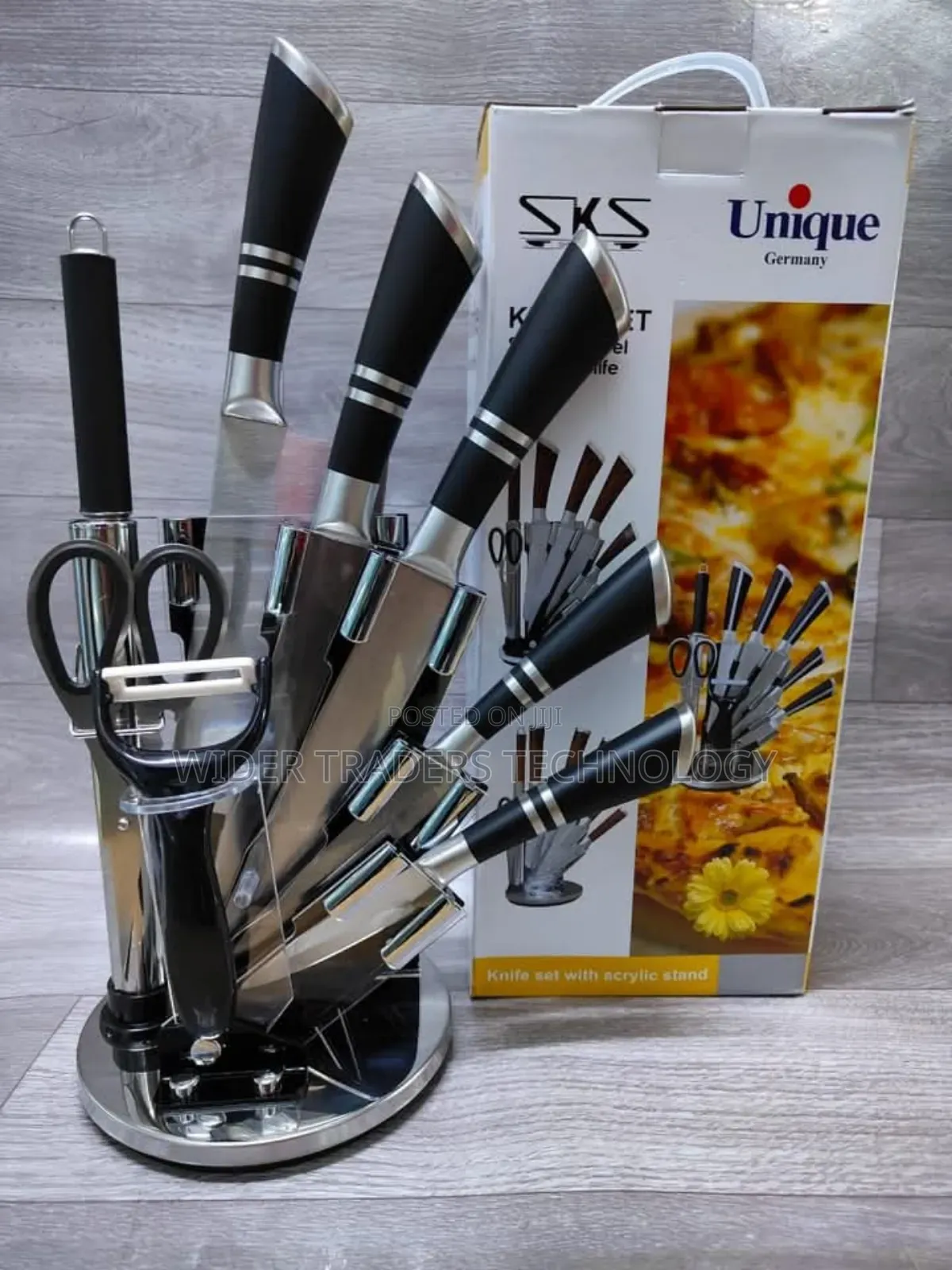 Unique Knive Set 9 Pcs