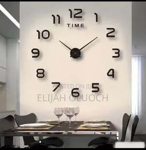 Diy Stylish And Modern Acrylics Stickers Clock.