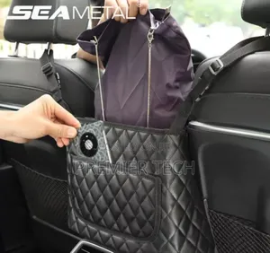 High Quality Pu Leather Car in Between Seat Organizer