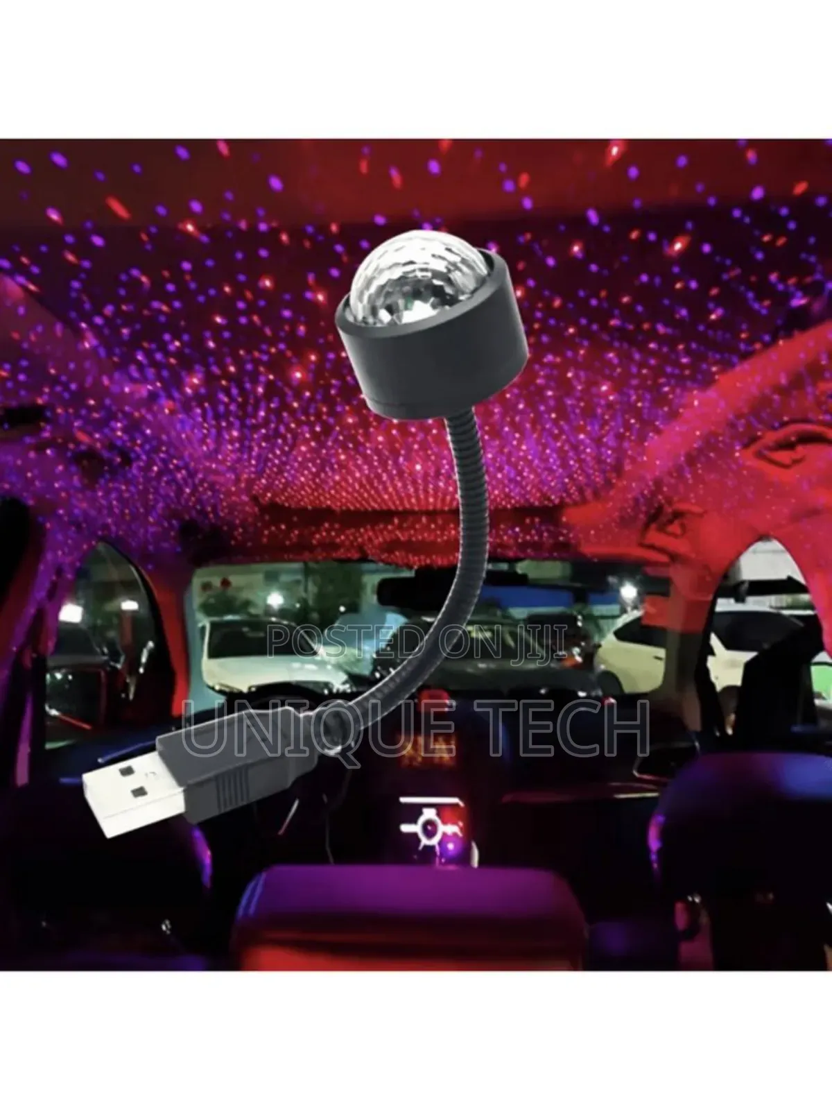 Usb Star Projector Light – For Car Home Ambience