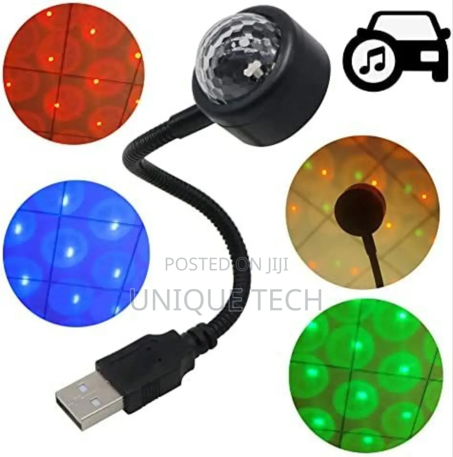 Usb Galaxy Projector Light – Car Room Decoration