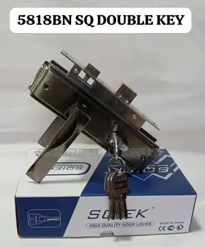 Sqiek Door Lock, Model 5818bn Sq Double Key.