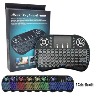 2.4g Mini Wireless Keyboard 7 Color English Bluetooth Mouse