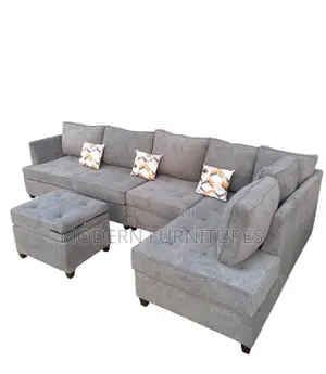 7 Seater L Sofa