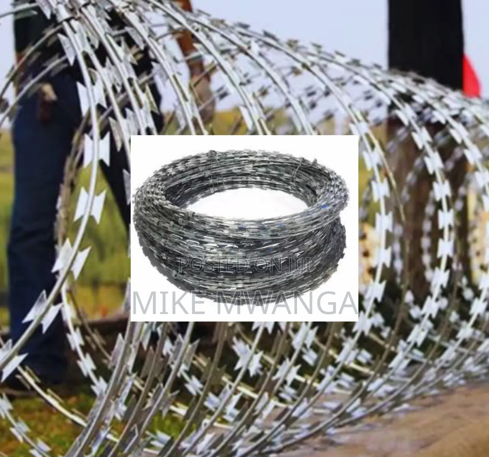 Galvanized Razer Wire