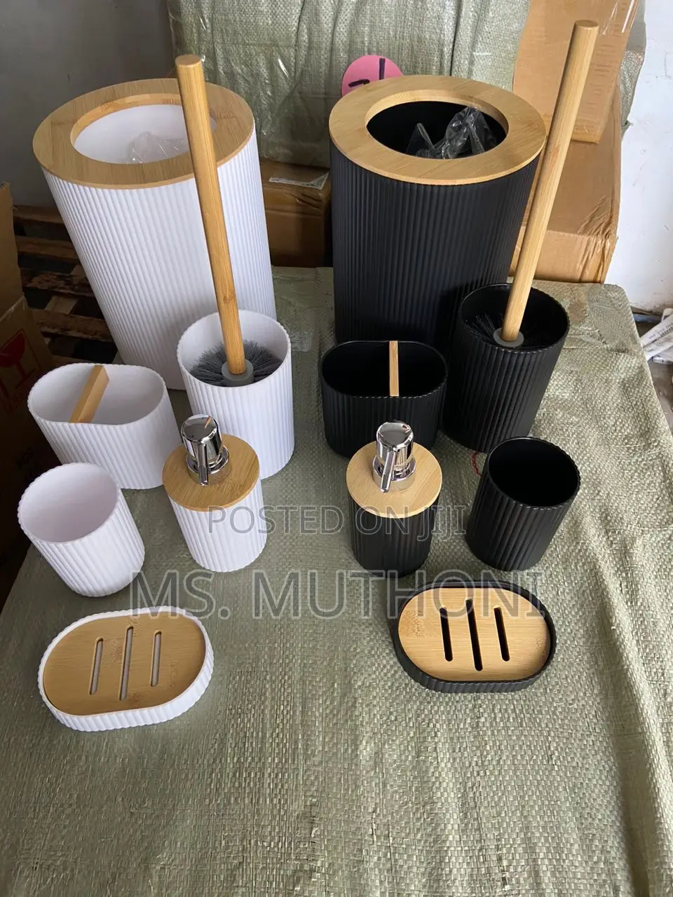 Environmental Friendly Pp Bathroom Accessories Set*