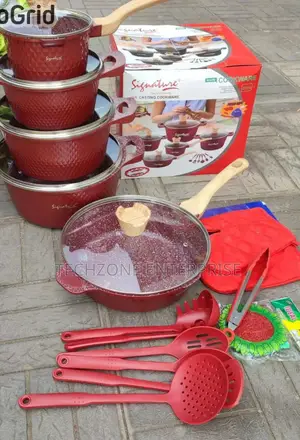 *Signature 21 PCS Die Cast Non Stick Cookware Set,*