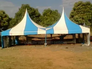 Sky Blue and White 100 Seater Tent (50 Seater Available)