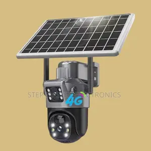 Weatherproof Housing 4g PTZ Rotating Solar CCTV Camera