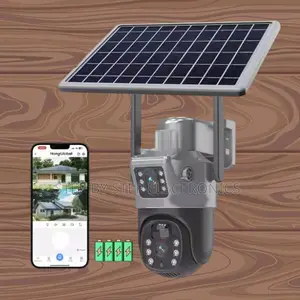 High Definition 3mp Hd 4g PTZ Rotating Solar CCTV Camera