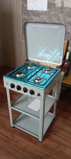 Brand New Eurochef Full Gas Standing Cooker With Shelves