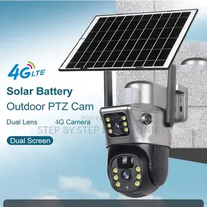 Plug and Play 4g Simcard PTZ Rotating Solar Camera