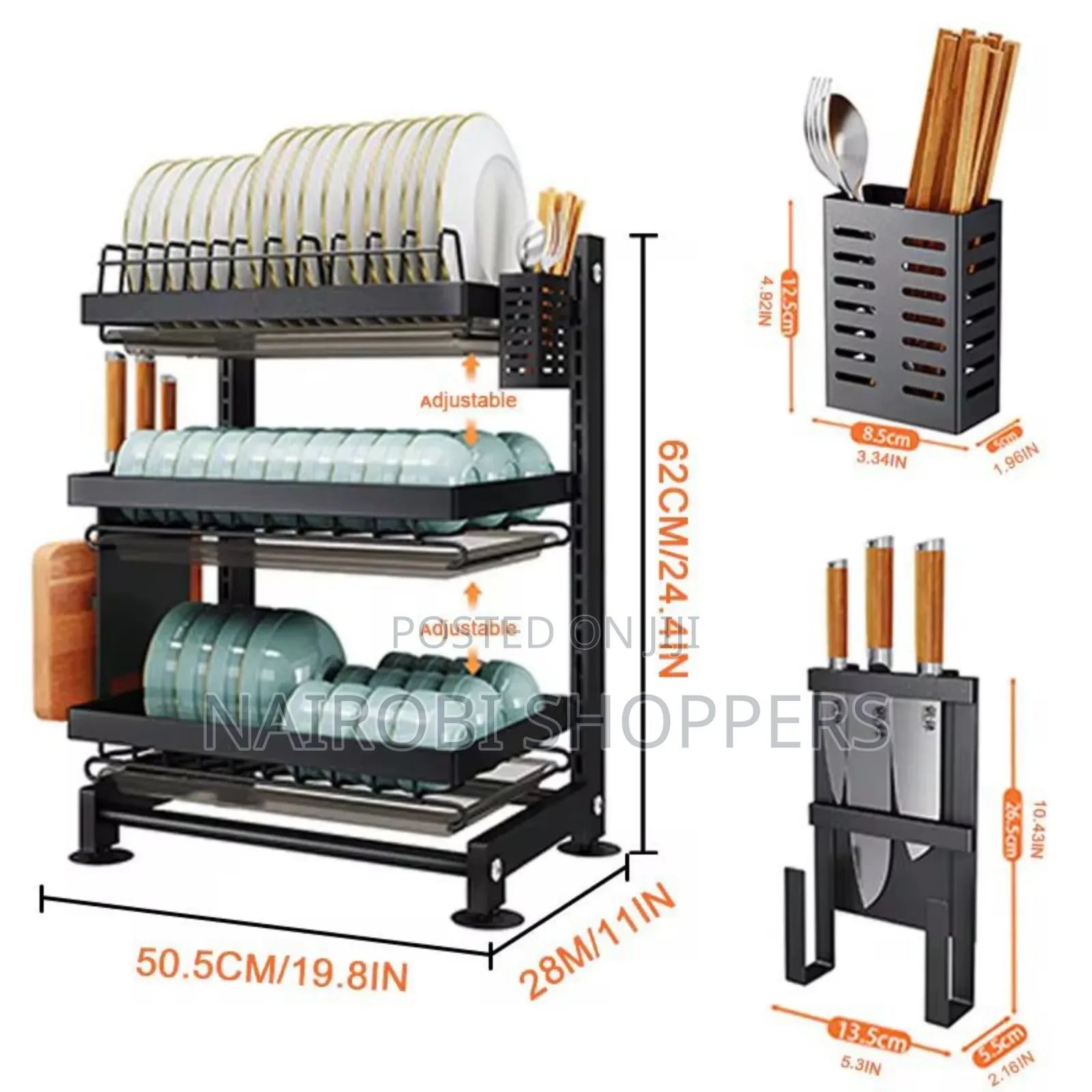 Dish Rack 2 Tier Heavy Duty