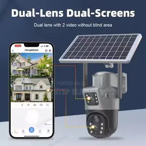 24/7 Monitoring 4g Simcard PTZ Rotating Solar CCTV Camera