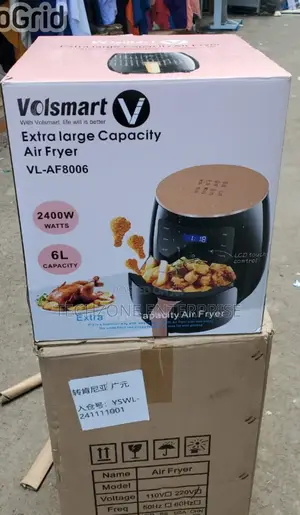 Volsmart Vl-Af8006, 6 Litre Air Fryer Touch Panel 