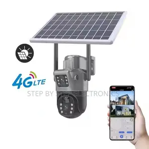 Quick Wake Up 4g Simcard PTZ Rotating Solar CCTV Camera