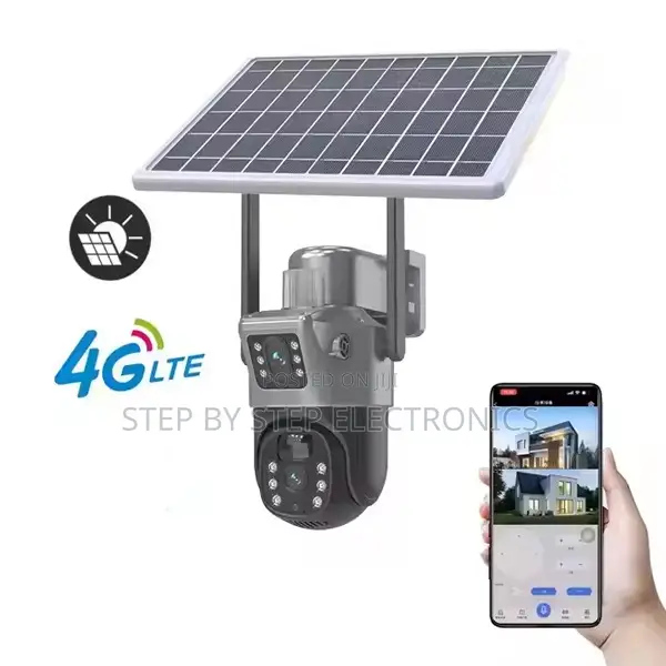 Quick Wake Up 4g Simcard PTZ Rotating Solar CCTV Camera