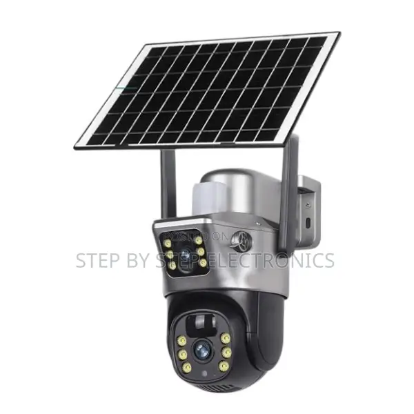 Built-in Microphone 4g PTZ Rotating Solar CCTV Camera
