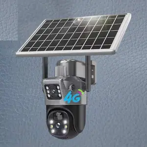 Built-in Infrared Leds 4g PTZ Rotating Solar CCTV Camera