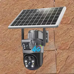 2 Way Audio Communication 4g PTZ Rotating Solar CCTV Camera