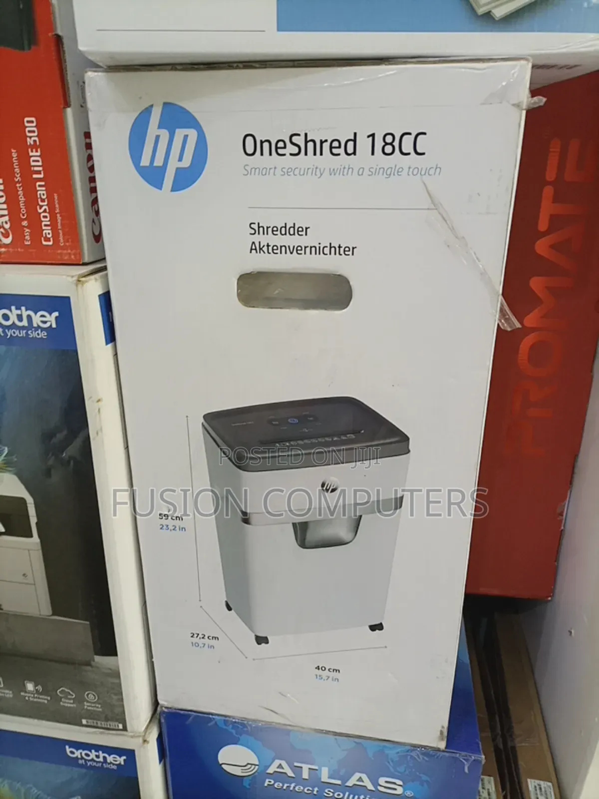 Hp Pro Shredder 18cc 4x35mm Cross Cut Shredder