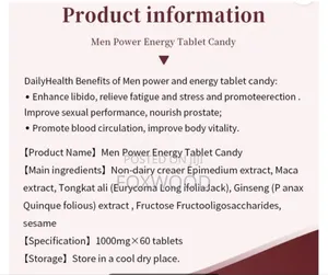 Winstown Men Power Tablet Candy