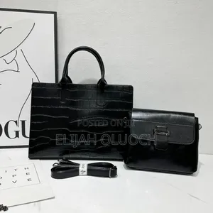 2pcs Set Spacious Leather Handbags