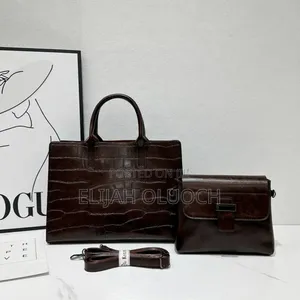 2pcs Set Spacious Leather Handbags
