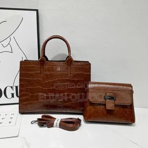2pcs Set Spacious Leather Handbags