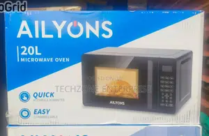 Ailyons Lmo-2001 20l Microwave Oven in Black and Grey 