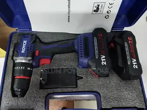 Brushless Cordless Drill Royce With Two Batteries