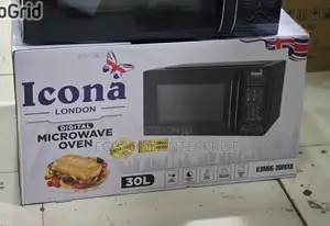 Icona 30l Microwave Oven Digital Ildmog-3000xb With Grill