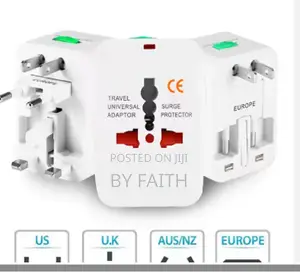 Universal Travel Adapter and Surge Protector Without Usb Ch