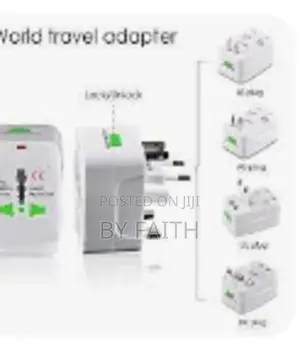 Universal Travel Adapter and Surge Protector Without Usb Ch